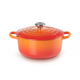 Le Creuset Cocotte Evolution Round Cast Iron 22 cm, Orange