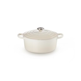 Le Creuset Cocotte Rotonda Evolution in Ghisa 22 cm, Meringue