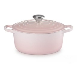 Le Creuset Cocotte Evolution Round Cast Iron 24 cm, Shell Pink