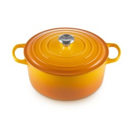 Le Creuset Cocotte Evolution Rotonda in Ghisa 24 cm, Nettare