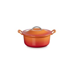 Le Creuset Cocotte Heritage Round Cast Iron 26 cm, Orange