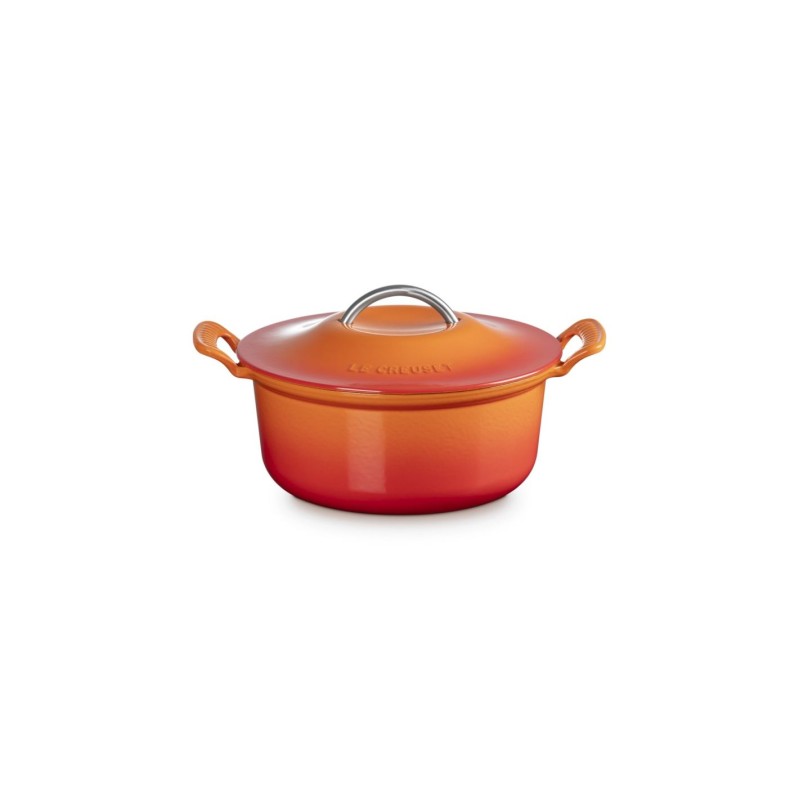 Le Creuset Cocotte Rotonda Heritage in Ghisa 26 cm, Arancio