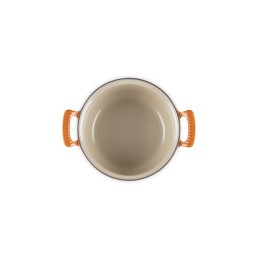 Le Creuset Cocotte Rotonda Heritage in Ghisa 26 cm, Arancio