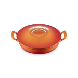 Le Creuset Tegame Basso Heritage in Ghisa 28 cm, Arancio