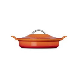 Le Creuset Tegame Basso Heritage in Ghisa 28 cm, Arancio