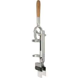 BOJ Cavatappi Professionale da Parete Cromato Opaco Manico in Legno