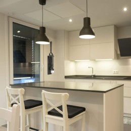 BOJ Cavatappi Professionale da Parete Cromato Opaco Manico in Legno