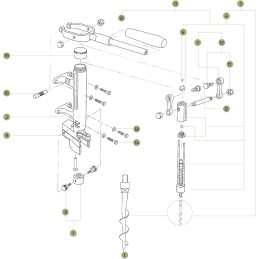 copy of BOJ Cavatappi Professionale da Parete Cromato Opaco Manico in Legno