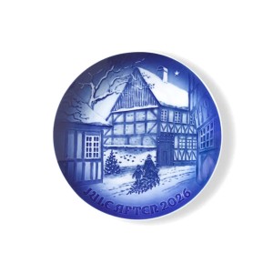 Bing & Grondahl Piatto Natale 2026 "Den Gamle By in Aarhus" in Porcellana