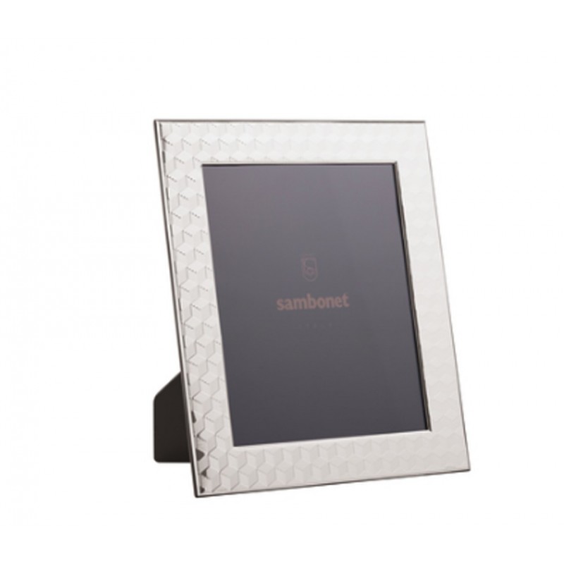Sambonet Cornice Cesello Carrè 20x25 cm Argento Bilaminato