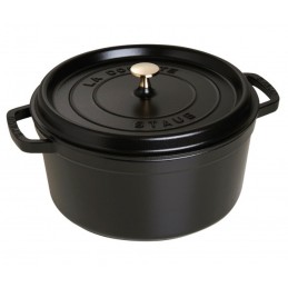 Staub Cocotte Tonda 24 cm Nero