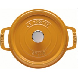 Staub Cocotte Tonda 24 cm Nero