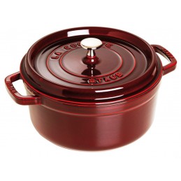 Staub Cocotte Tonda 24 cm Nero