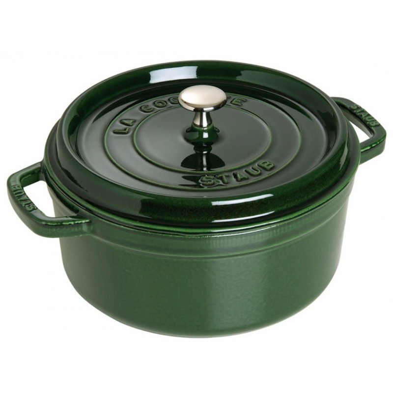 Staub Cocotte Tonda 22 cm Verde Basilico