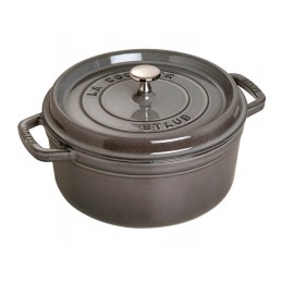 Staub Cocotte Tonda 24 cm Nero