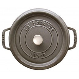 Staub Cocotte Tonda 24 cm Nero