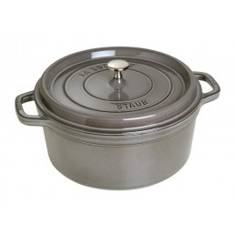 Staub Cocotte Tonda 24 cm Nero