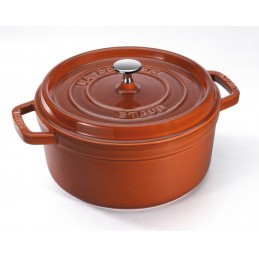 Staub Cocotte Tonda 24 cm Nero
