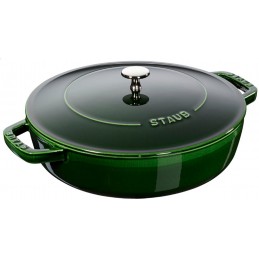 Staub Tegame Chistera 28 cm Verde Basilico