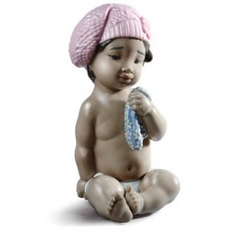 Lladrò Statua Bambina con Berretto-Girl with Beret 01009124