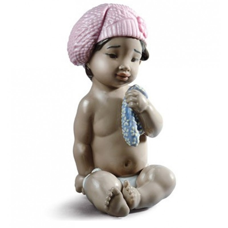 Lladrò Statua Bambina con Berretto-Girl with Beret 01009124