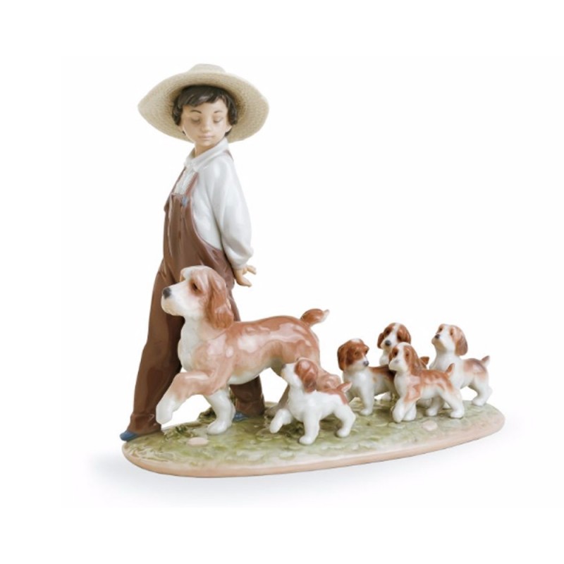 Lladrò Statua I Miei Piccoli Esploratori-My Little Explorers 01006828 Lladrò Statua I Miei Piccoli Esploratori-My Little Explorers 01006828