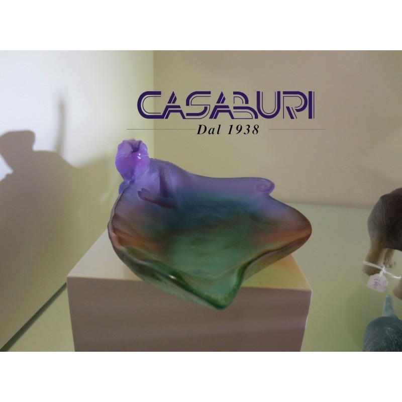 Daum Crystal Coppa Camaleonte 17 cm 03773