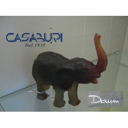 Daum Crystal Elefante Ambra-Verde 22,5 cm 03239