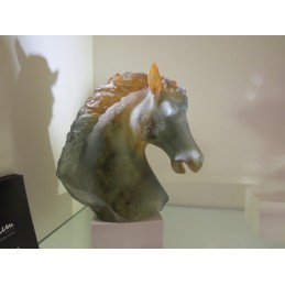 Daum Crystal Testa di Cavallo Andaluso 23,5 cm 08023-1