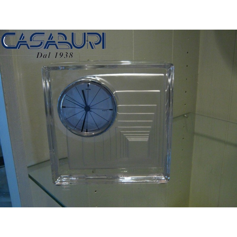 Daum Crystal Orologio in Cristallo 01913