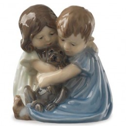 Royal Copenhagen Bimbi con cagnolino mini 5021166