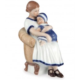 Royal Copenhagen Elsa che legge mini 5021089