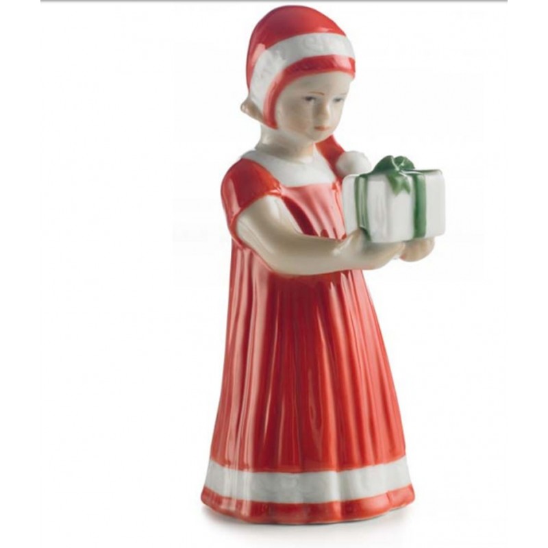Royal Copenhagen Statuina Elsa Rossa con Regalo Mini 5021090