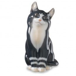 Royal Copenhagen Statuina Gatto Grigio Seduto 1020115