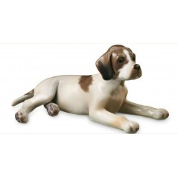 Royal Copenhagen Statuina Cucciolo di Pointer 1249679