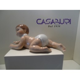 Royal Copenhagen Statuina Neonato con Bavaglino 1249245