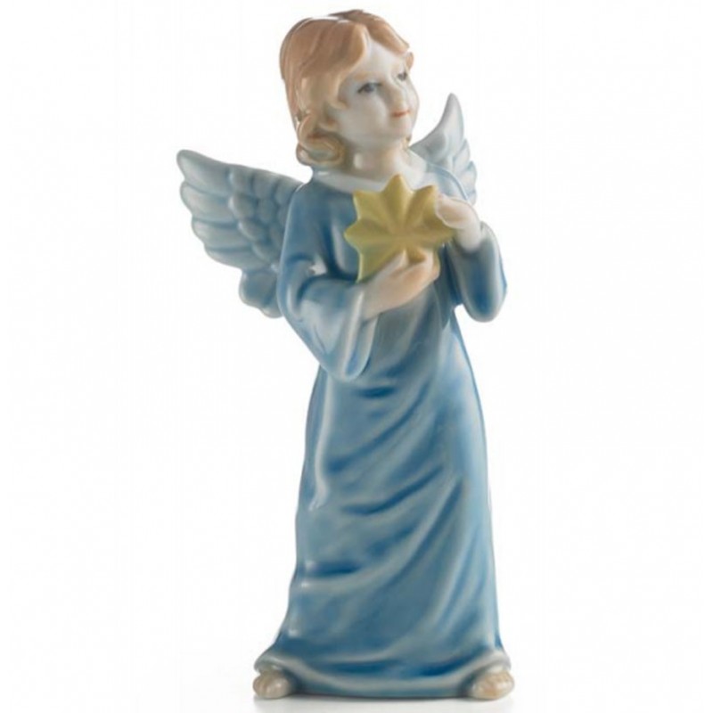 Royal Copenhagen Statuina Angelo Custode Azzurro 5021040