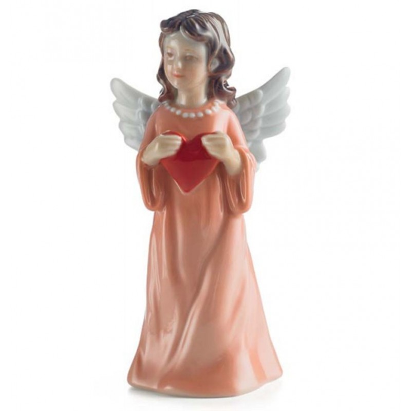 Royal Copenhagen Statuina Angelo Custode Rosa 5021041