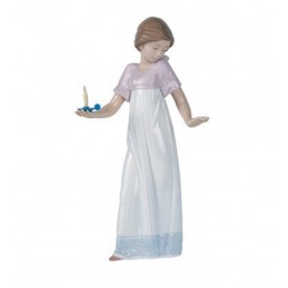 Nao Statuina Bimba con Candela-To Light the Way 02001155