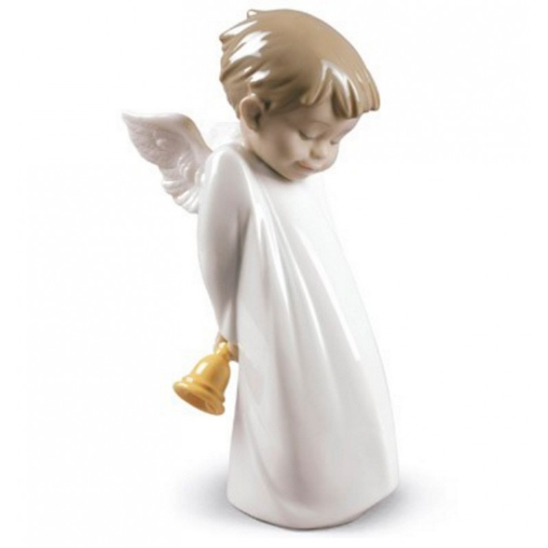 Nao Statuina Angelo Suonatore di Campana-Shy Little Angel 02001889