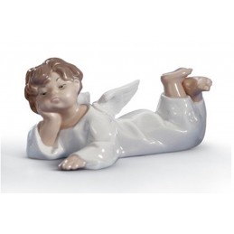 Lladrò Angioletto Coricato-Angel Laying Down 01004541