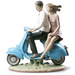Lladrò Statua A Spasso con Te-Riding with You 01009231