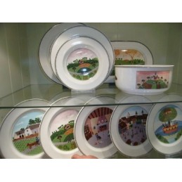 Villeroy & Boch Design Naif Servizio Piatti 36 Pz