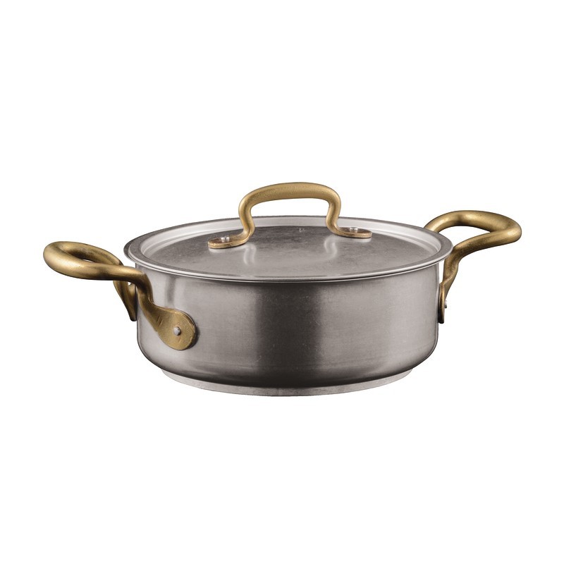 Sambonet 1965 Vintage Casseruola bassa 20 cm con coperchio