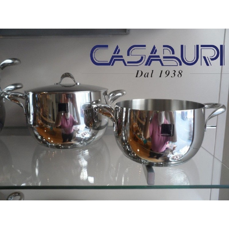 Sambonet Kikka Casseruola alta 16 cm con coperchio