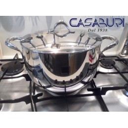 Sambonet Kikka Casseruola alta 24 cm con coperchio