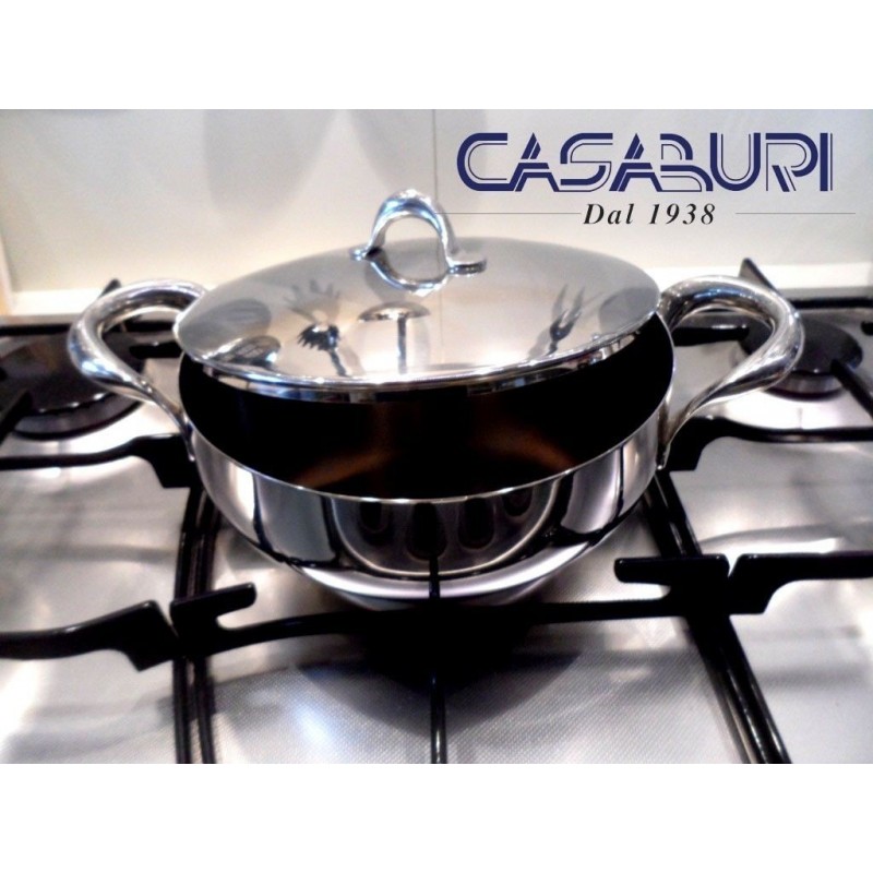 Sambonet Kikka Casseruola bassa 20 cm con coperchio