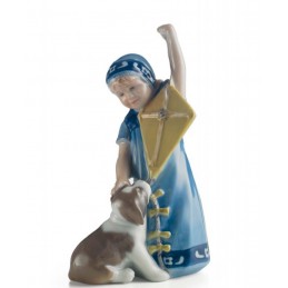 Royal Copenhagen Elsa che legge mini 5021089