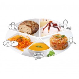 Magimix Robot Multifunzione Cuisine Système 4200 XL Cromato