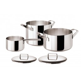 Sambonet Menu Pentola alta con coperchio 16 cm